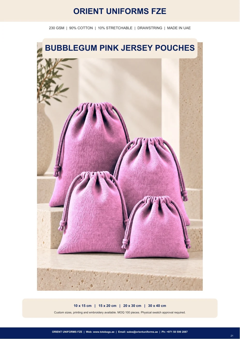 Bubblegum Pink Jersey Drawstring Pouches — SKU-TB:bubblegum-pink-jersey-drawstring-pouches Bubblegum Pink Jersey Drawstring Pouches — SKU-TB:bubblegum-pink-jersey-drawstring-pouches