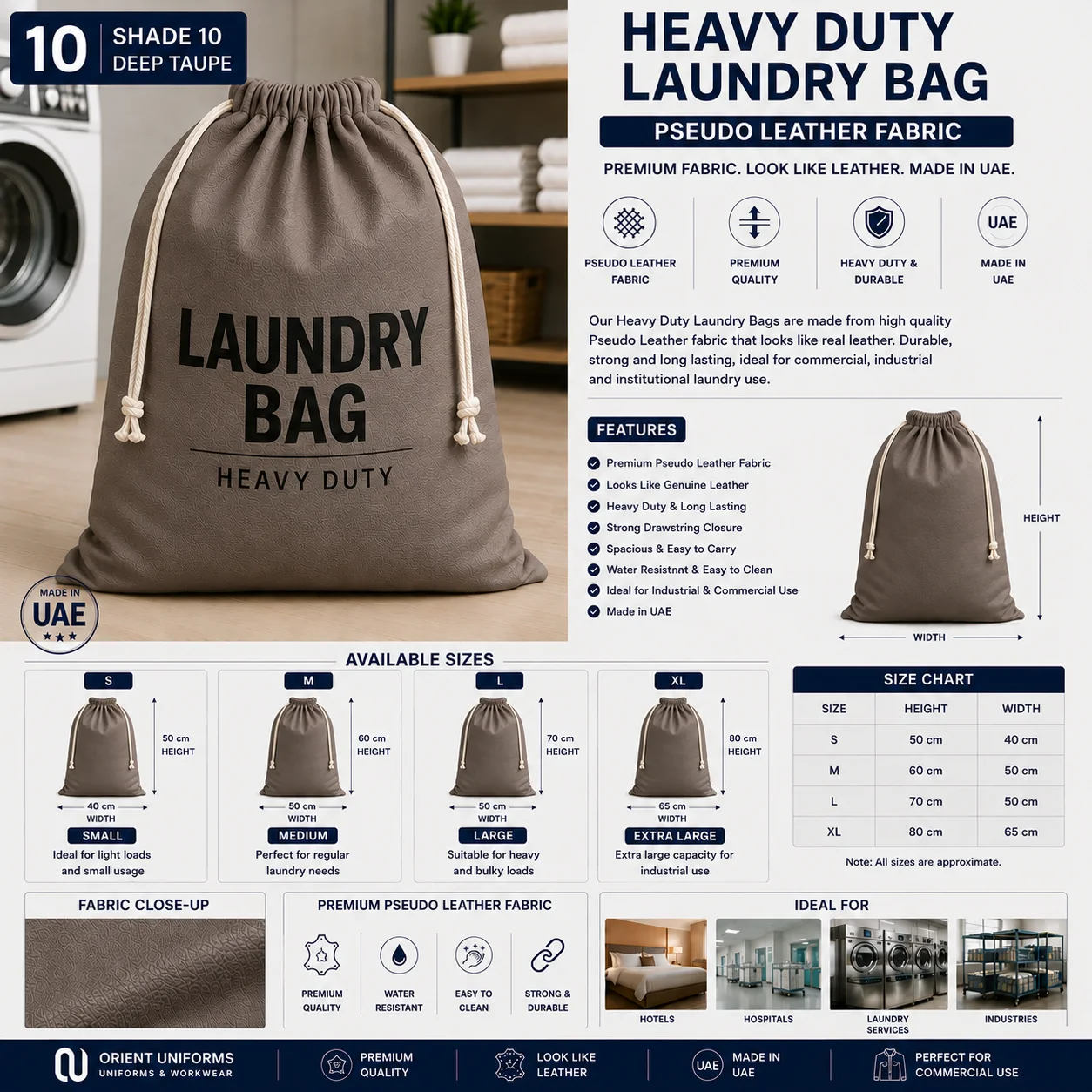 Dark Grey Leather Fabric Hotel Laundry Bag Dark Grey Leather Fabric Hotel Laundry Bag