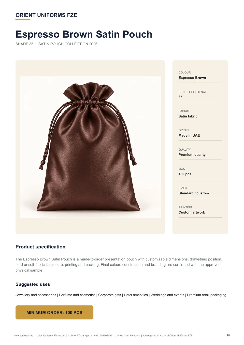 Espresso Brown Satin Drawstring Pouches — SKU-TB:espresso-brown-satin-drawstring-pouches Espresso Brown Satin Drawstring Pouches — SKU-TB:espresso-brown-satin-drawstring-pouches