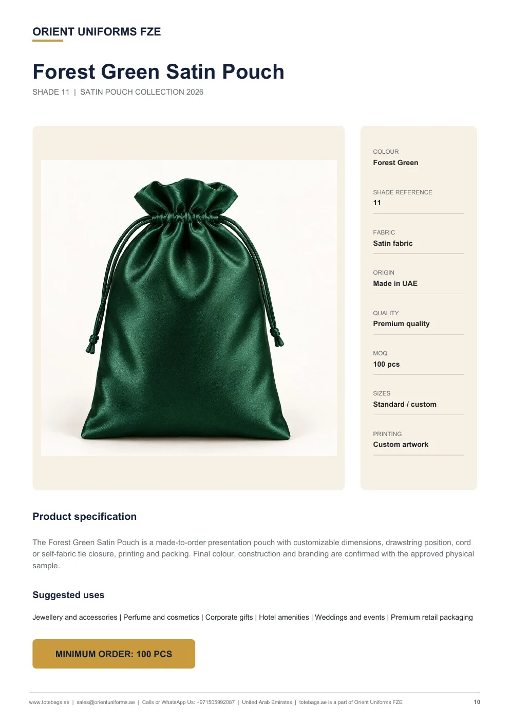Forest Green Satin Drawstring Pouches — SKU-TB:forest-green-satin-drawstring-pouches Forest Green Satin Drawstring Pouches — SKU-TB:forest-green-satin-drawstring-pouches
