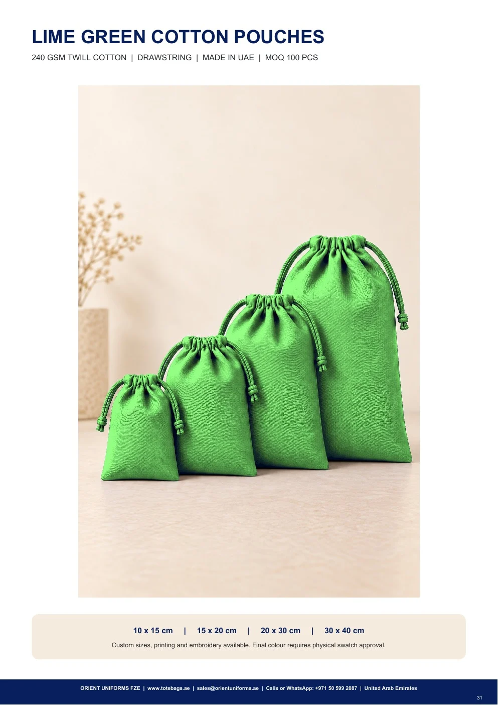 Lime Green Cotton Drawstring Pouches — SKU-TB:lime-green-cotton-drawstring-pouches Lime Green Cotton Drawstring Pouches — SKU-TB:lime-green-cotton-drawstring-pouches