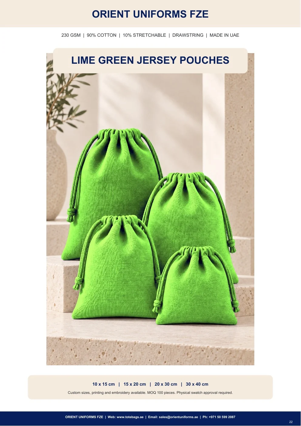 Lime Green Jersey Drawstring Pouches — SKU-TB:lime-green-jersey-drawstring-pouches Lime Green Jersey Drawstring Pouches — SKU-TB:lime-green-jersey-drawstring-pouches
