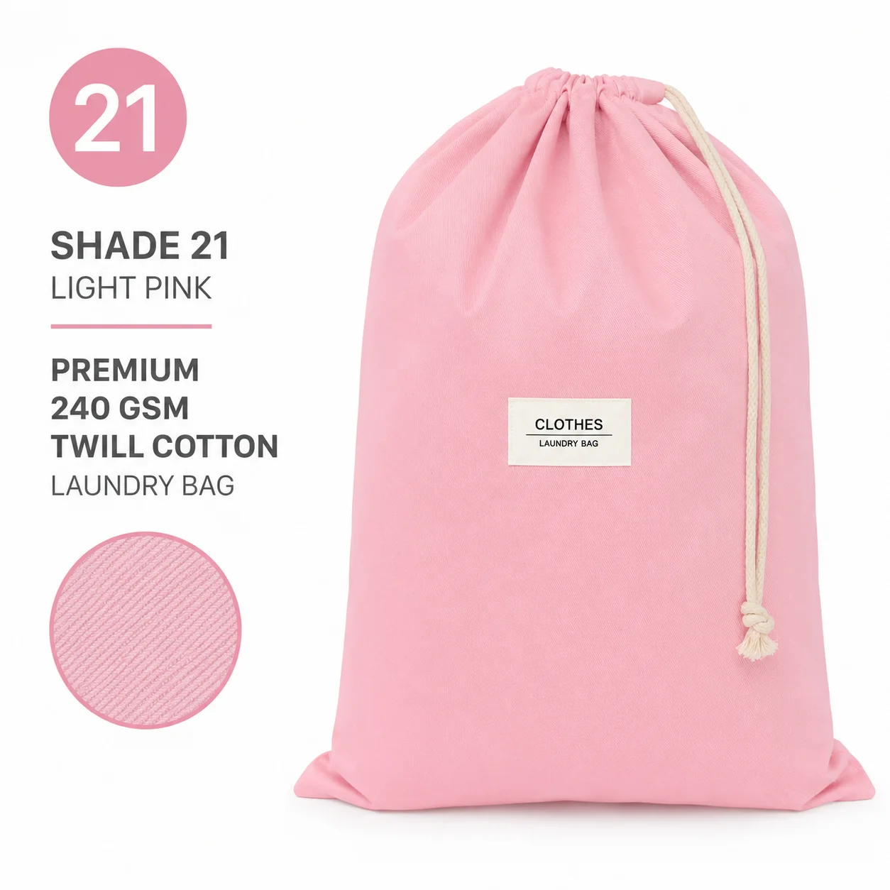 Red Cotton Linen Collection Bag Red Cotton Linen Collection Bag