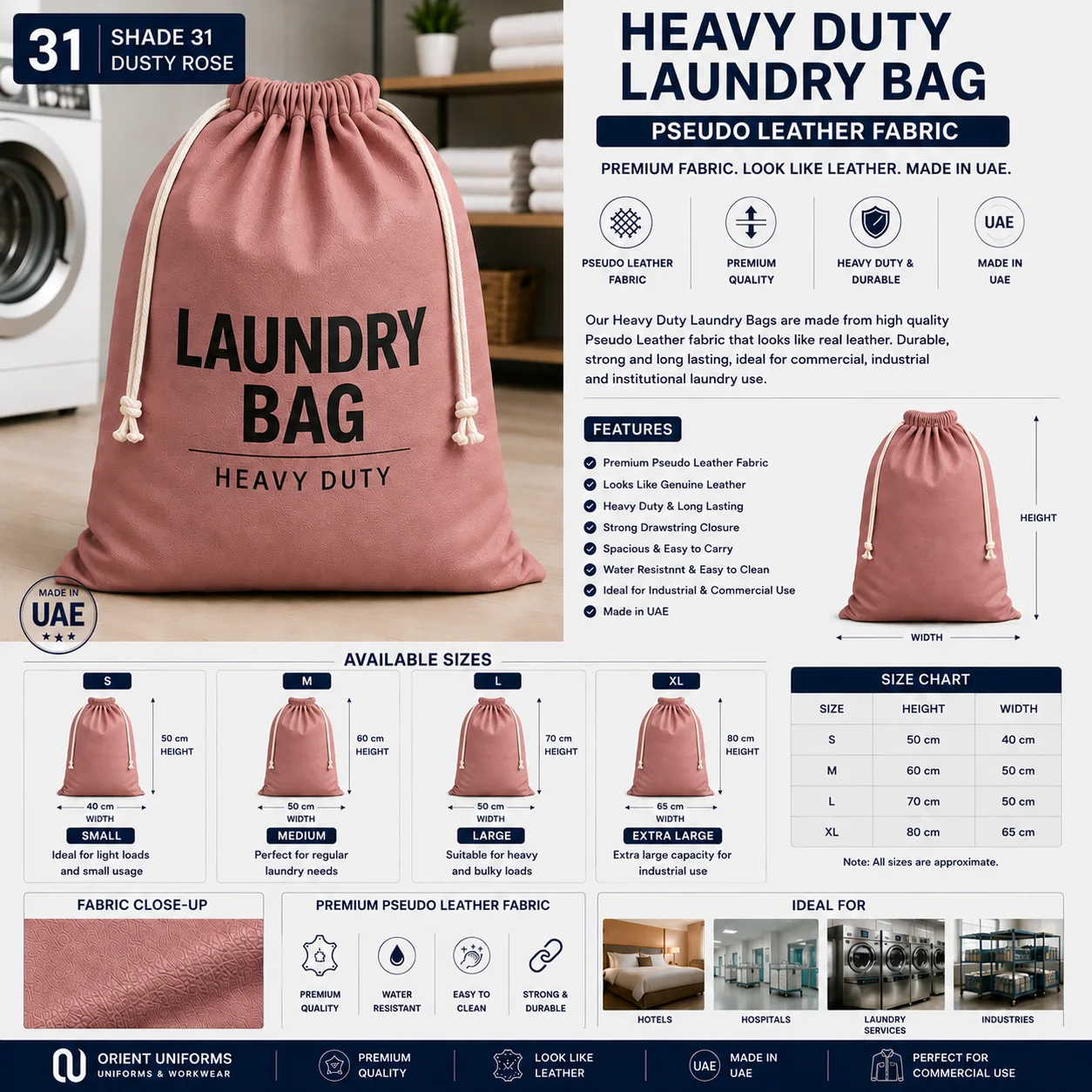 Red Leather Fabric Commercial Laundry Bag Red Leather Fabric Commercial Laundry Bag