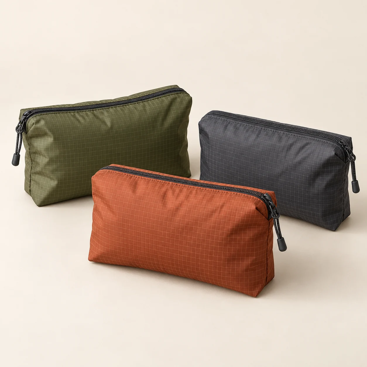Ripstop Zipper Pouches Ripstop Zipper Pouches