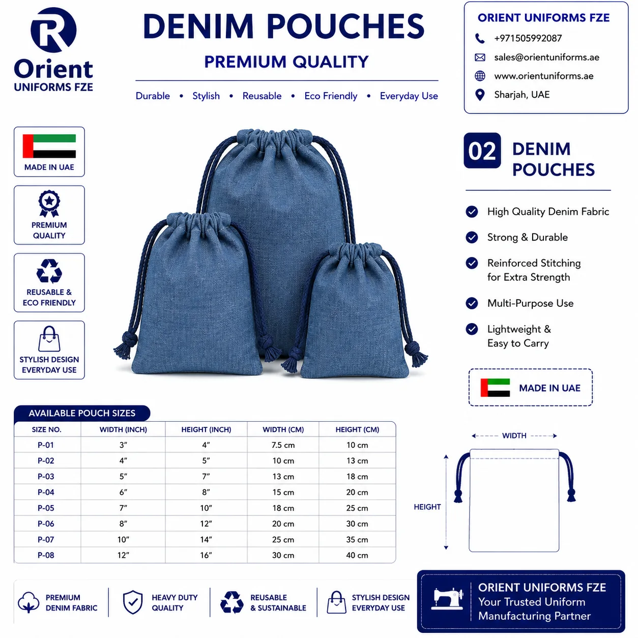 Denim Clutch — SKU-TB:denim-clutch