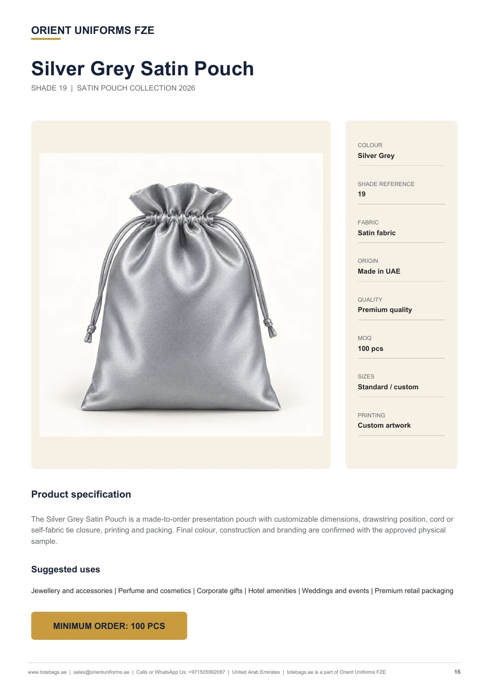 Silver Grey Satin Drawstring Pouches — SKU-TB:silver-grey-satin-drawstring-pouches Silver Grey Satin Drawstring Pouches — SKU-TB:silver-grey-satin-drawstring-pouches